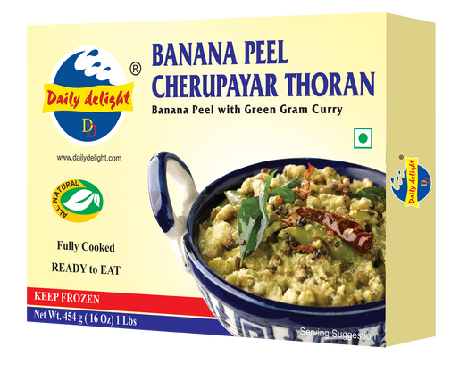 Daily Delight Banana Pheel Cherupayar Thoran 454G
