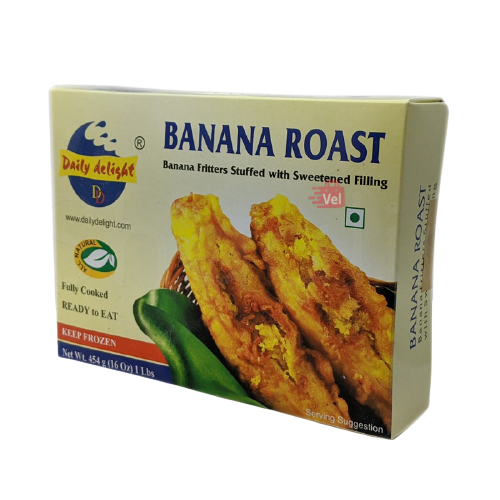 Daily Delight Roast Banana 454G Frozen