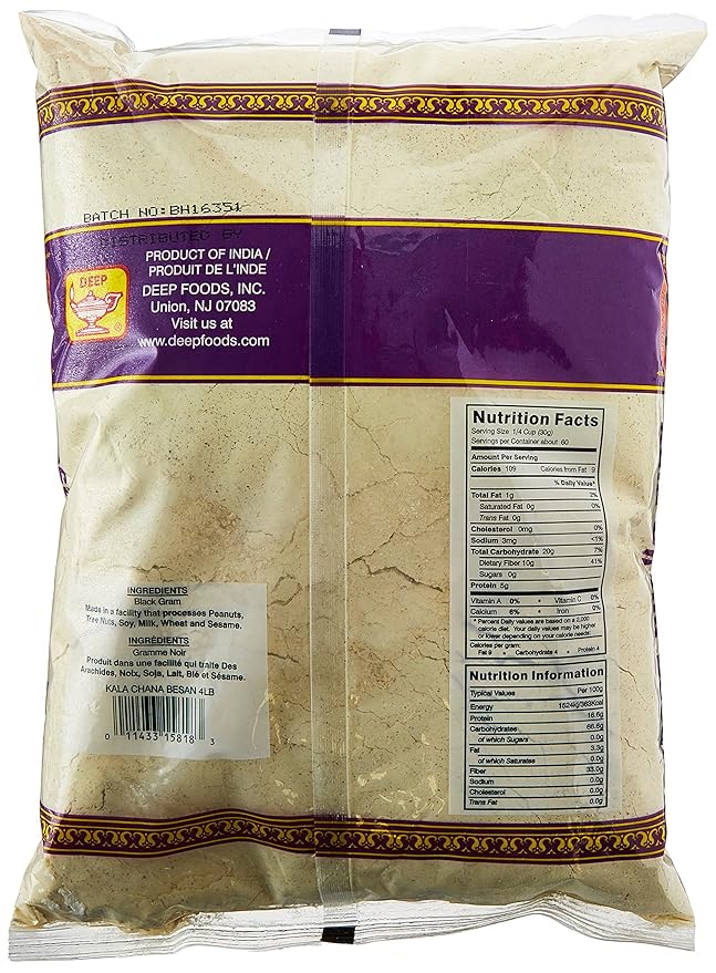 Deep Kala chana Besan Flour 1.814Kg
