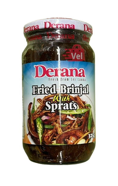 Derana Fried brinjal With Sprats 325G