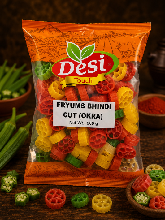 Desi Touch Fryums Bhindi Cut (Okra) 200g