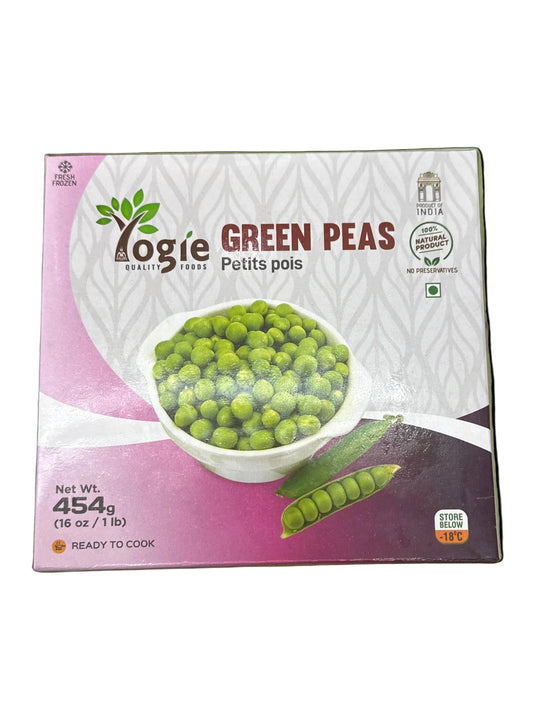 Yogie Green Peas Frozen 454G