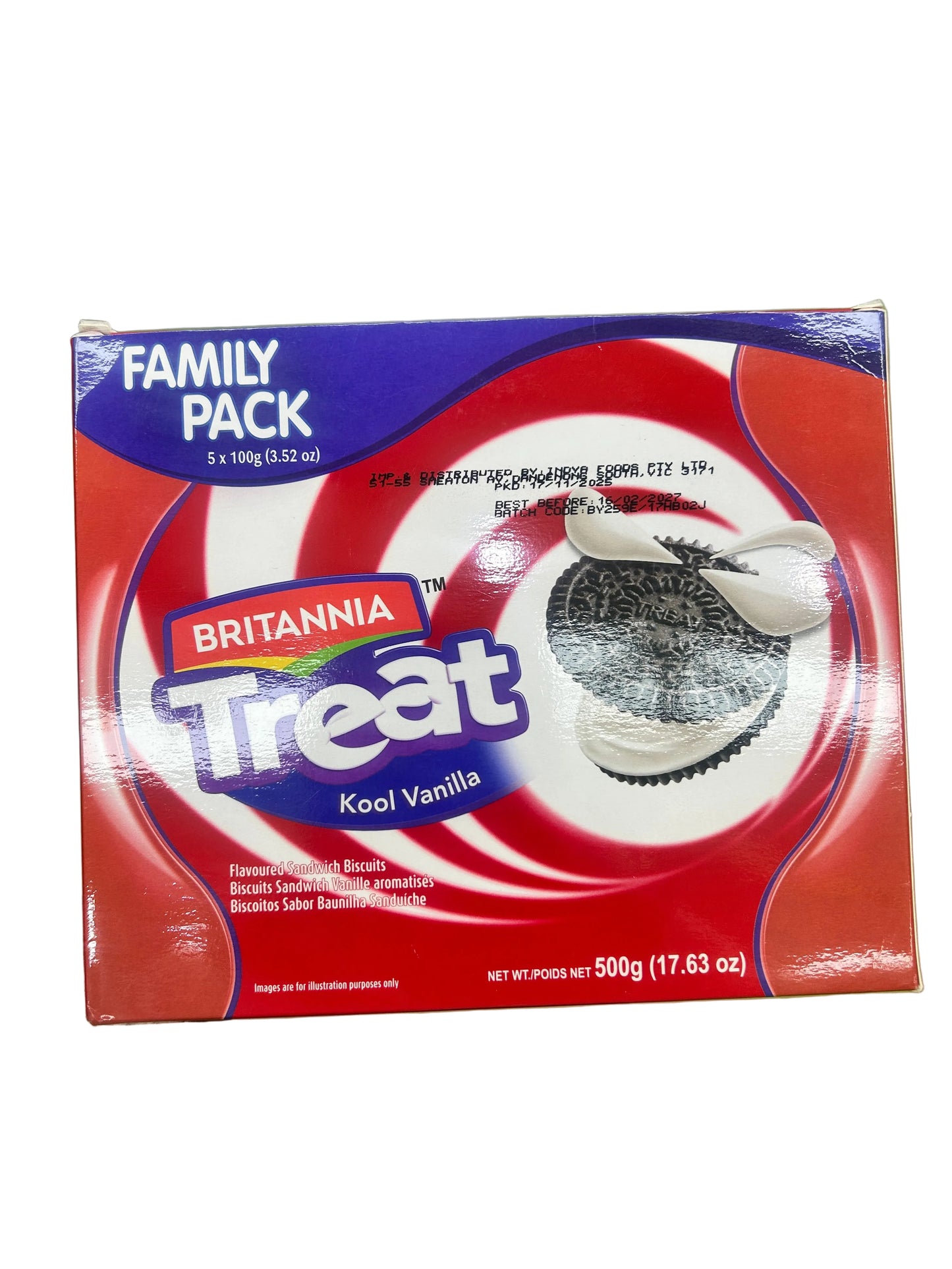 Britannia Treat Kool Vanilla 500G