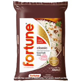 Buy Fortune Classic Basmati Rice 20Kg Online Melbourne - Velspices ...