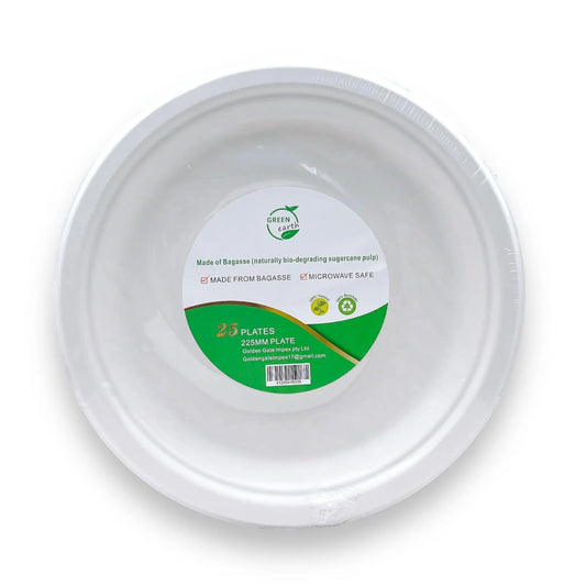 Green Earth Round Plates 225Mm
