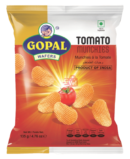 Gopal Wafers Tomato Munchies 135G