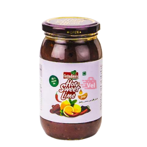 Grandmas Hot Sweet Lime Pickle 400G