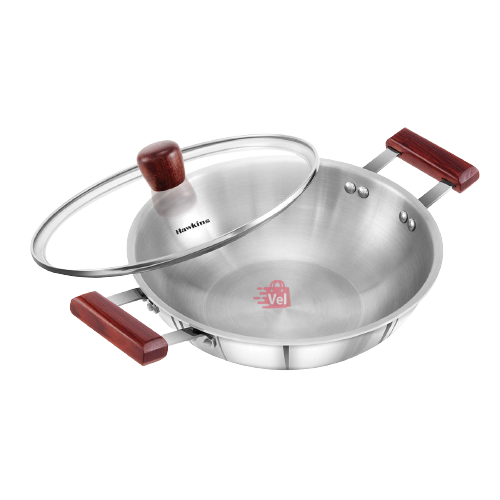 Hawkins Deep Frying Pan Triply 1.5Lt