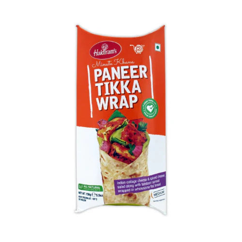 Haldiram's Wraps Panner Tikka 156G