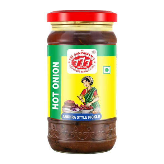777 Andhra Style Hot Onion Pickle 300G