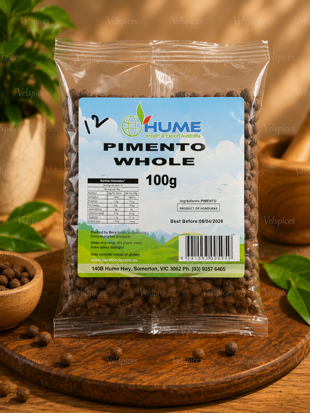 Hume Pimento Whole 100g