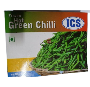 ICS Frozen Hot Green Chilli 320G