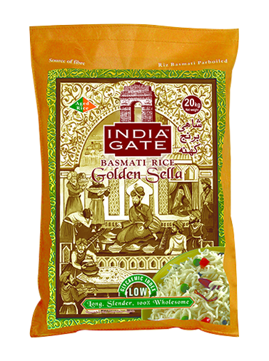 India Gate Golden Sella Rice 20Kg