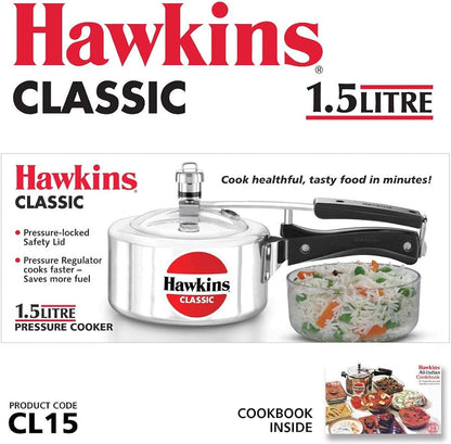 Hawkins Classic Cooker Gas+induction 1.5Lt