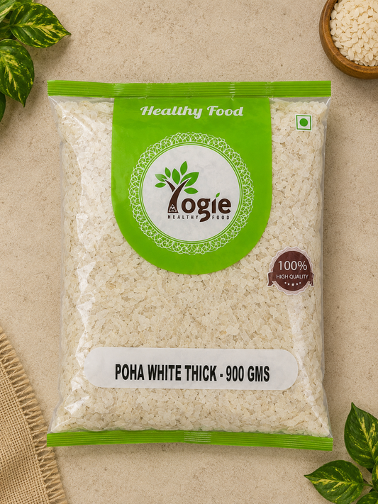 Yogie White Poha Thick 900g