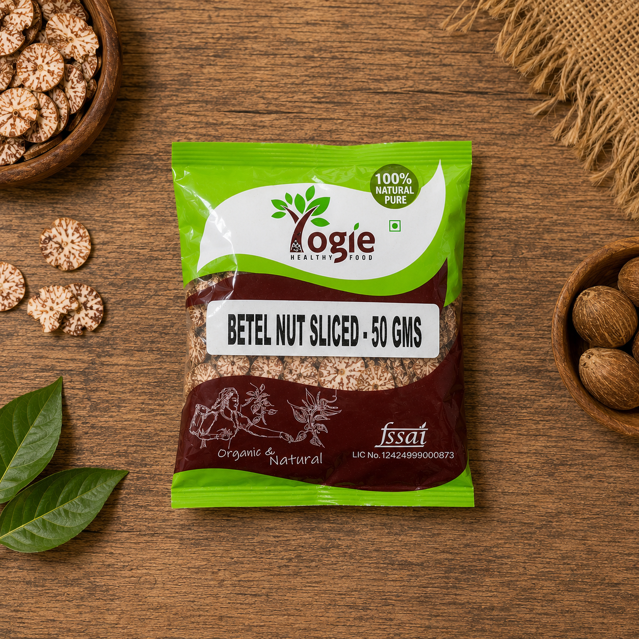 Yogie Betel Nut Sliced 50G