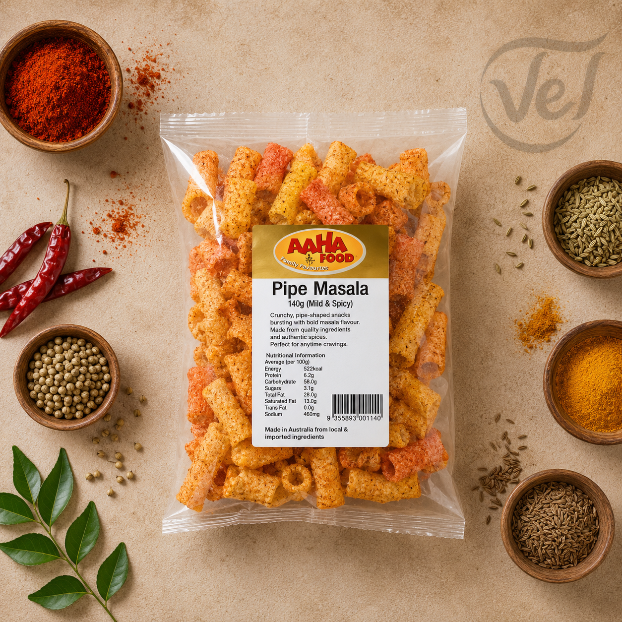 Aaha Pipe Masala Mix 140G