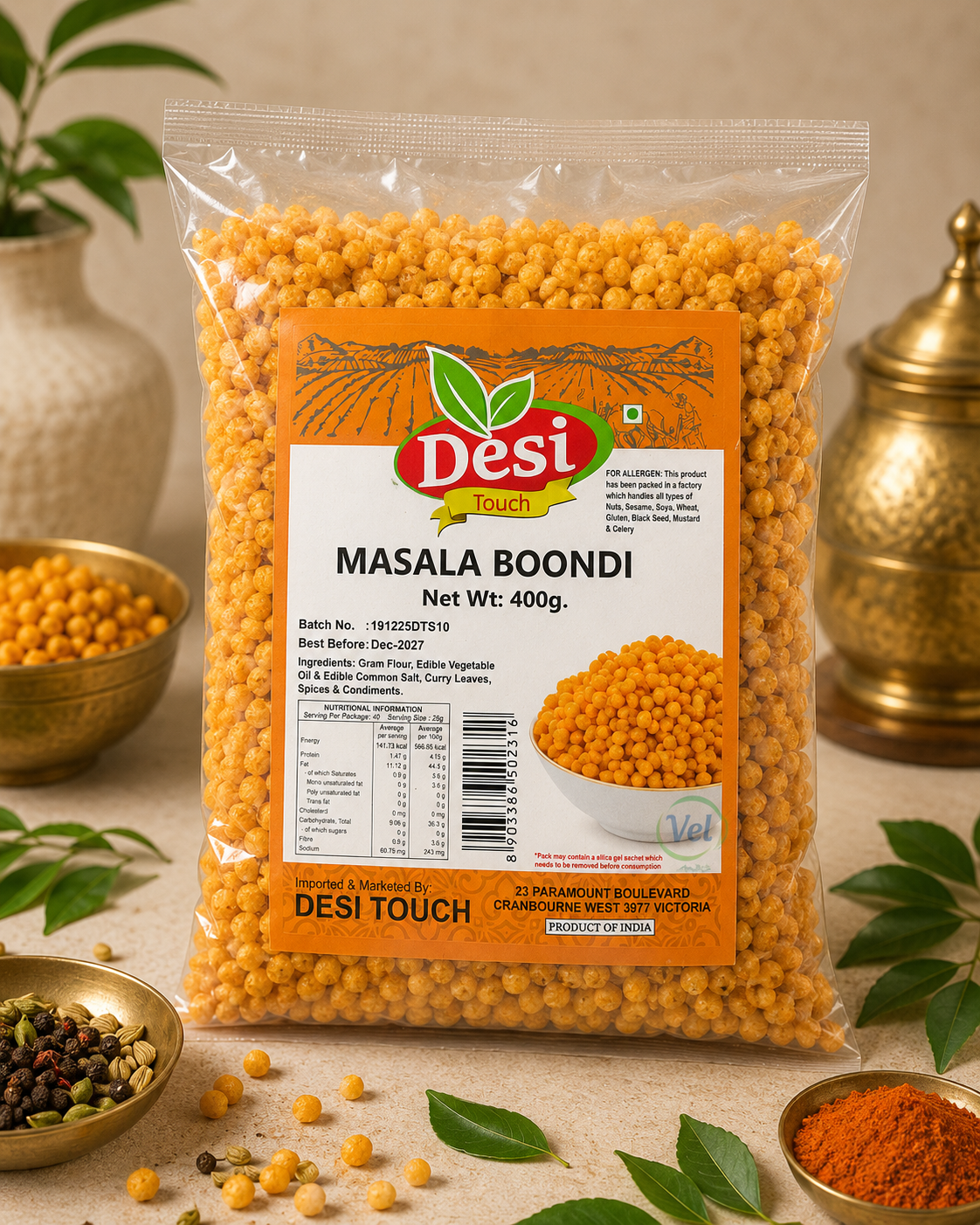 Desi Touch Masala Boondi 400G