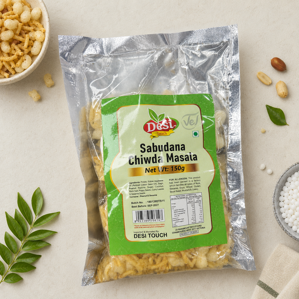 Desi Touch Sabudana Chiwda Masala 150G