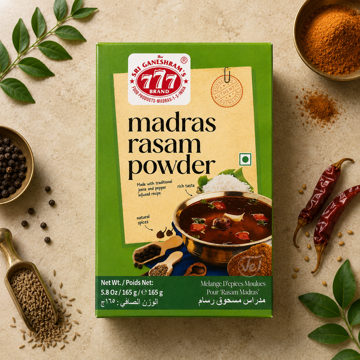 777 Madras Rasam Powder 165G-Onam Sale