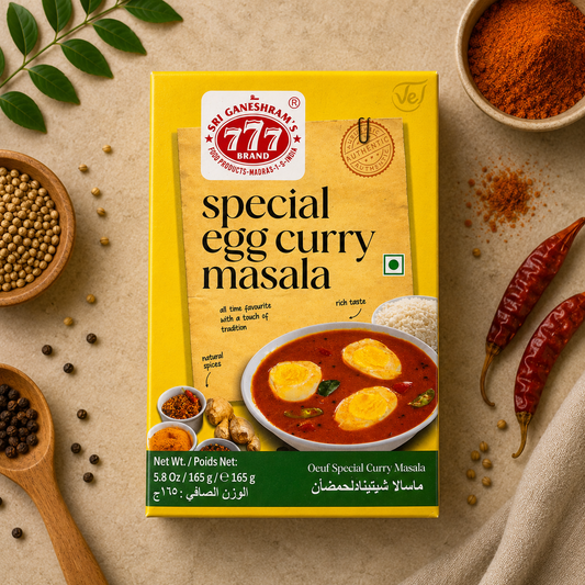 777 Madras Egg Curry Masala 165G-Onam Sale