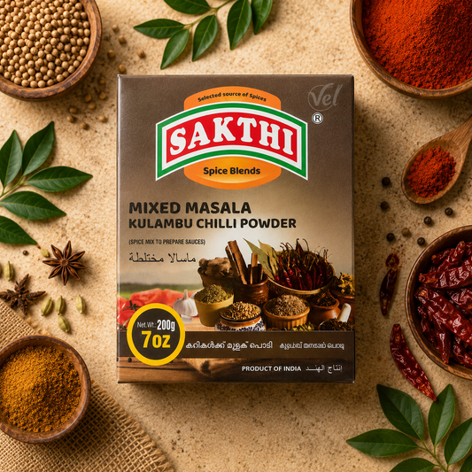 Sakthi mixed masala Kulambu Chilli Powder 200G-Onam Sale