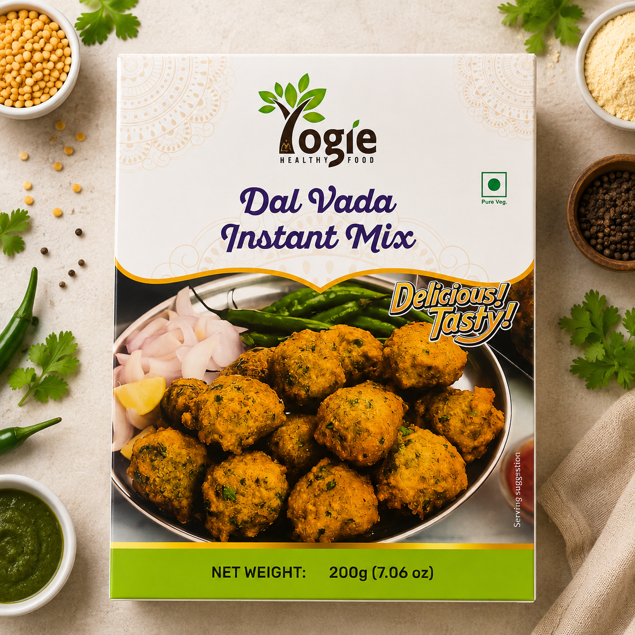 Yogie Dal Vada Instant Mix 200g