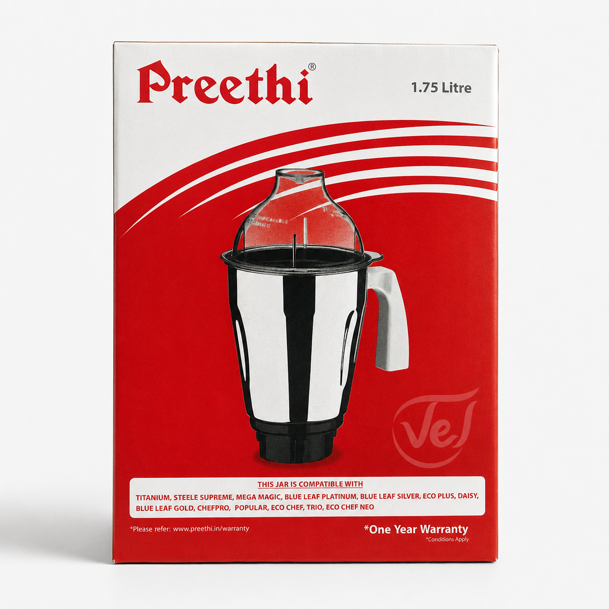 Preethi Mixer Grinder 1.75L Jar