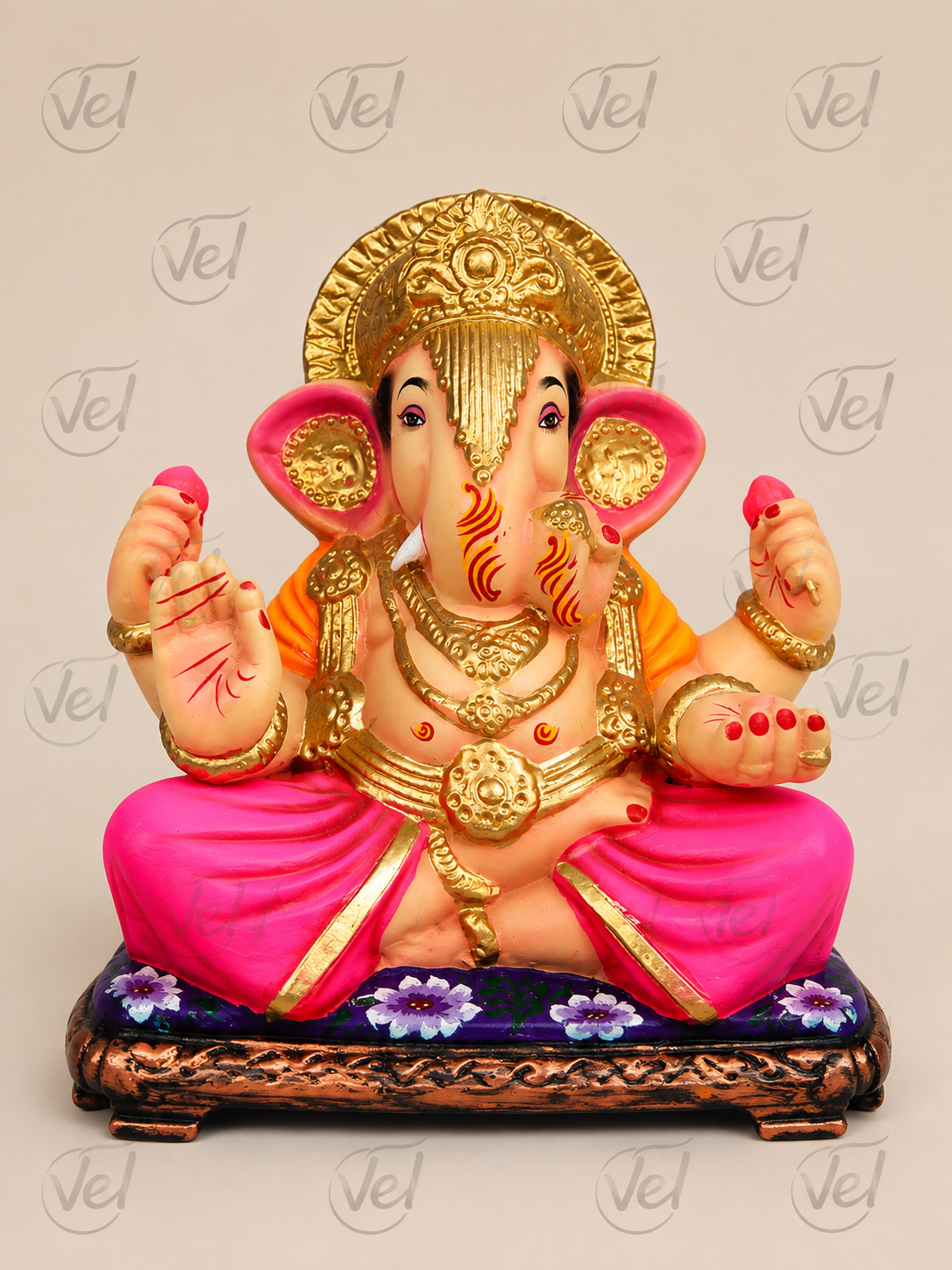 Clay God Ganesh Idol 21 inch (only pick up) - Pre Order 1 Week