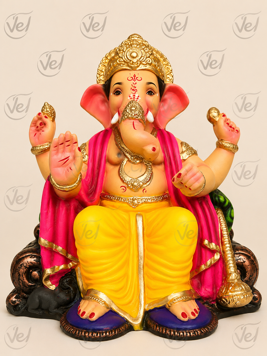 Clay God Ganesh Idol 21 inch (only pick up) - Pre Order 1 Week