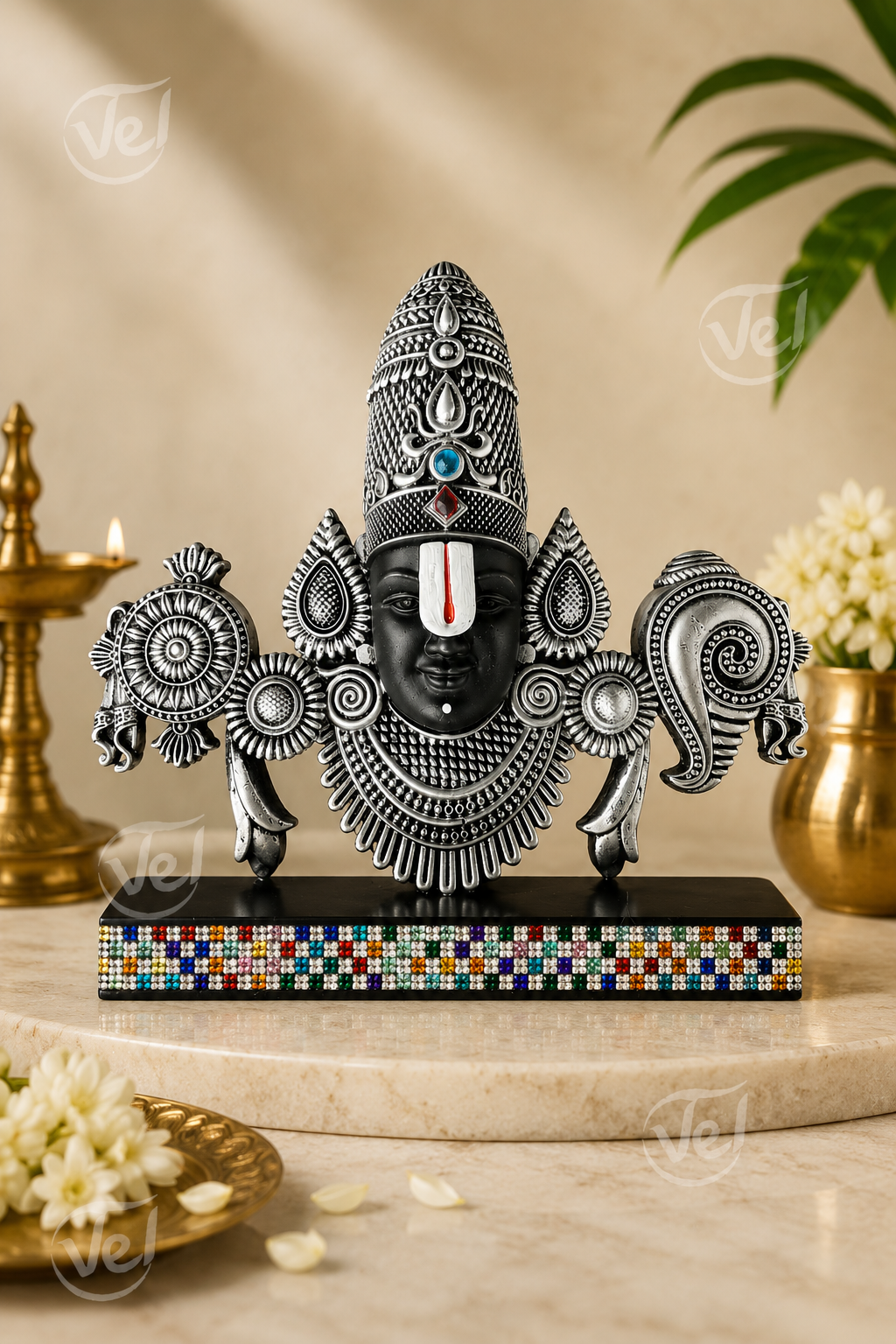 Vishnu Face God Statue