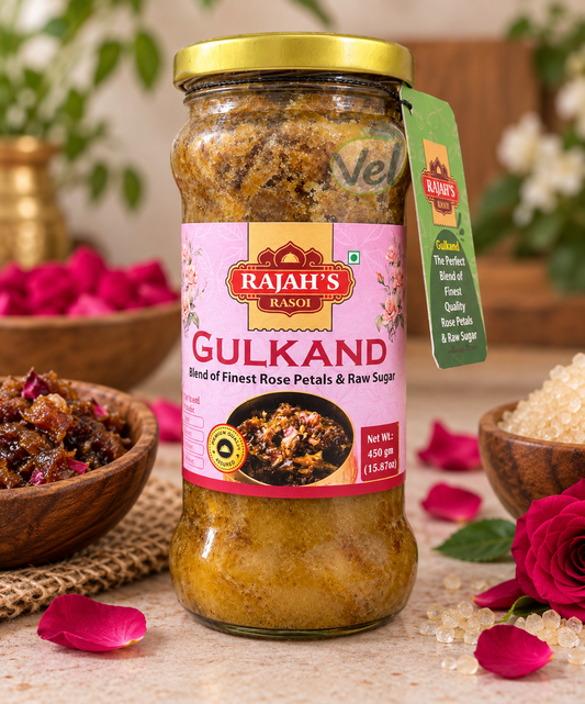 Rajah's Gulkand Glass 450G