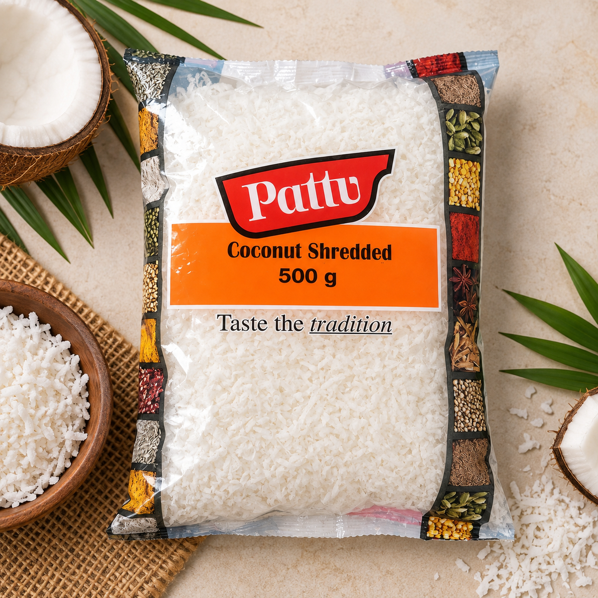 Pattu Coconut Shredded 500G
