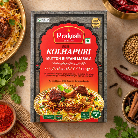Prakash Kolhapuri Mutton Biryani Masala 30G