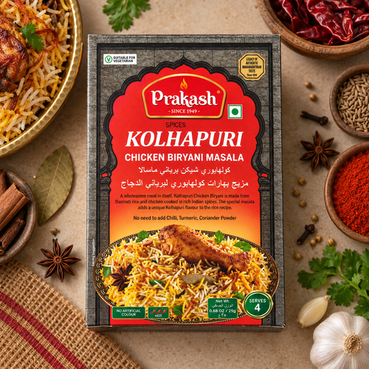 Prakash Kolhapuri Chicken Biryani Masala 25G