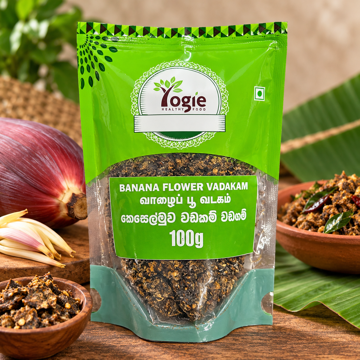 Yogie Banana Flower Vadakam 100G