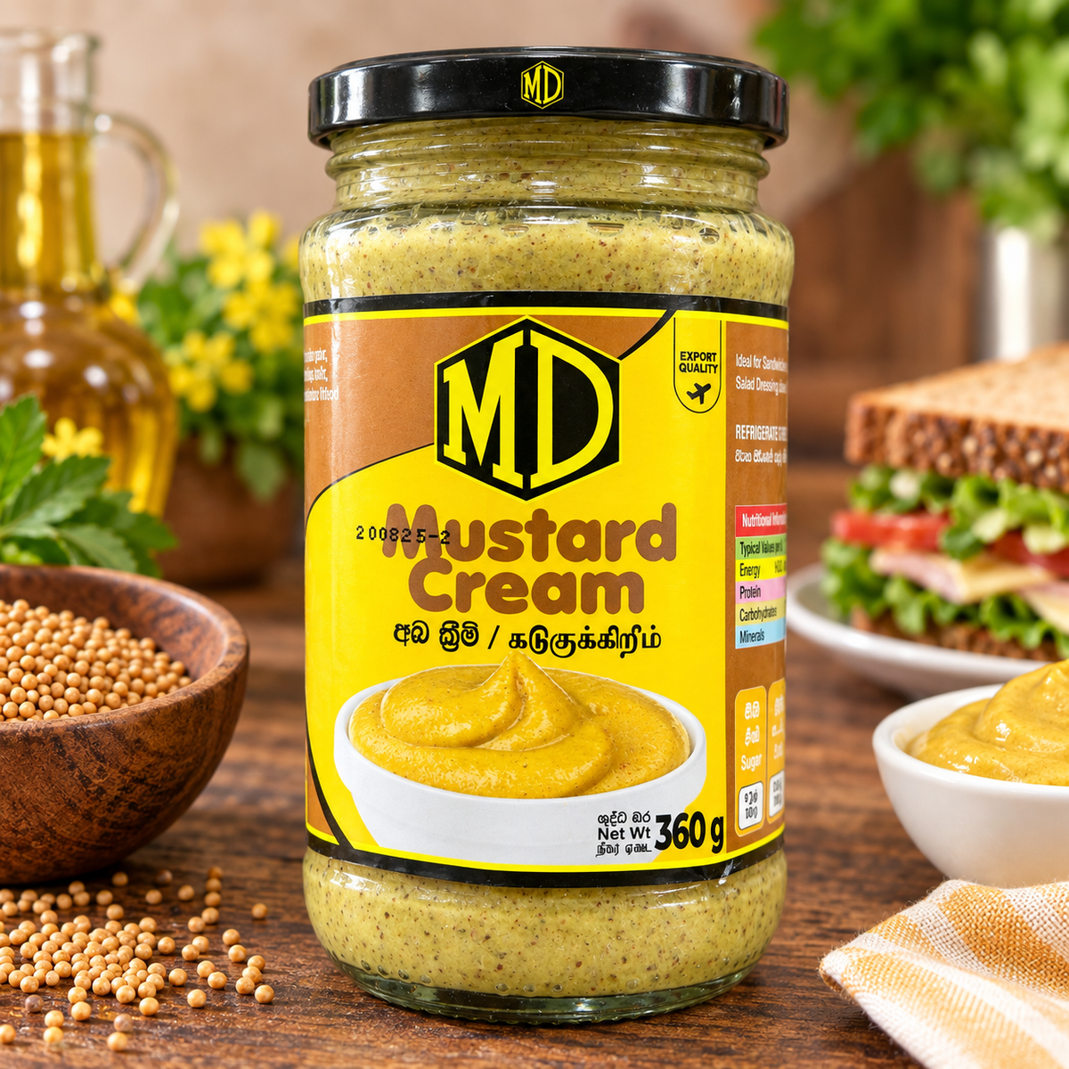 MD Mustard Cream 360G
