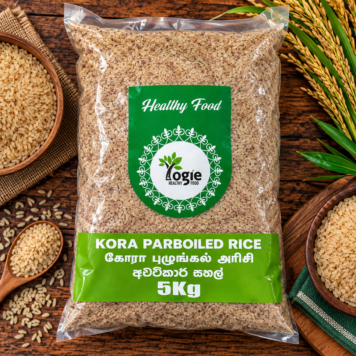 Yogie Attakkari Parboiled Rice 5kg