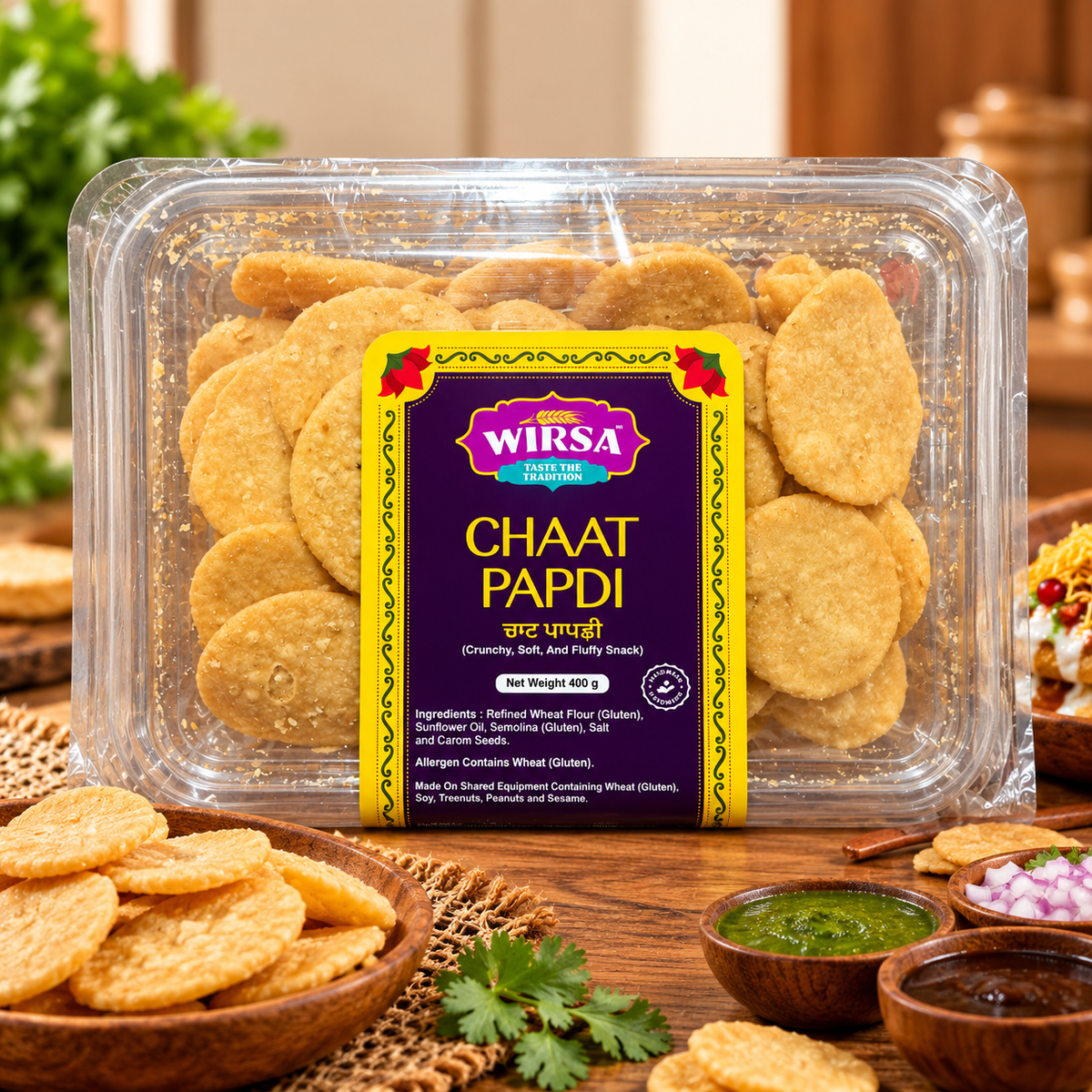 Wirsa Chaat Papdi 400G