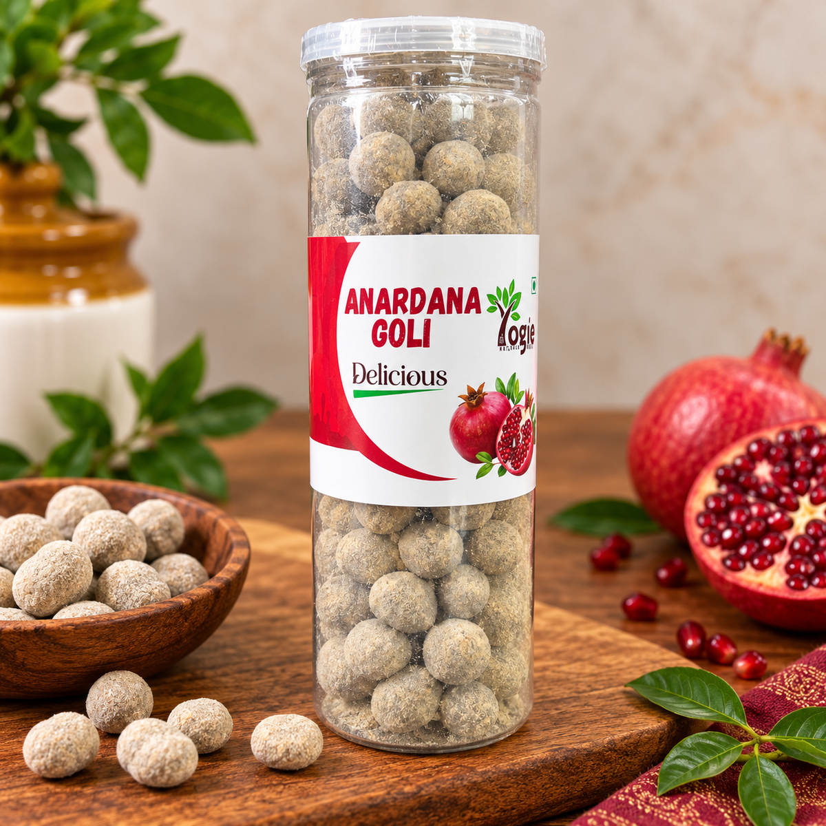 Yogie Delicious Anardana Goli 200G