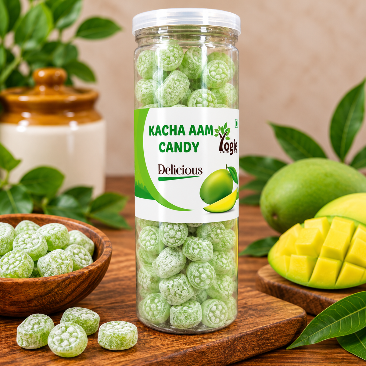 Yogie Delicious Kacha Aam Candy 230G
