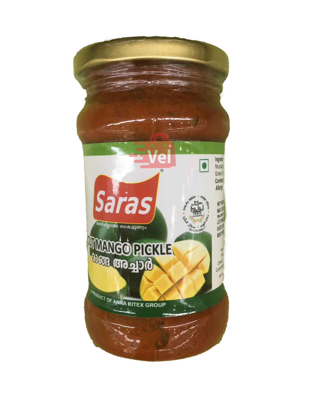 Saras Cut Mango Pickle 300g