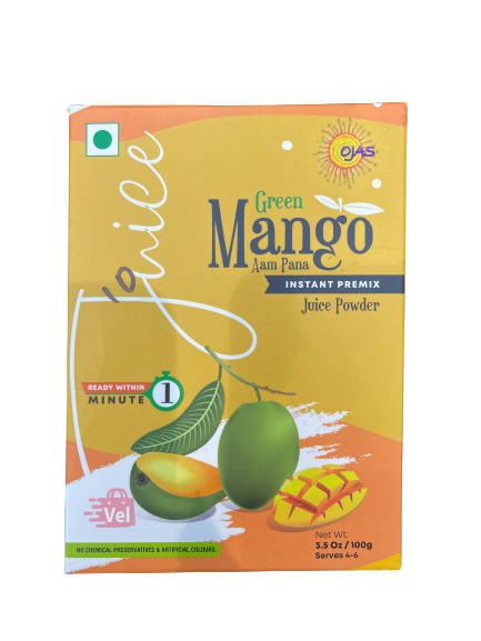 Ojas Green Mango Juice Mix 100G