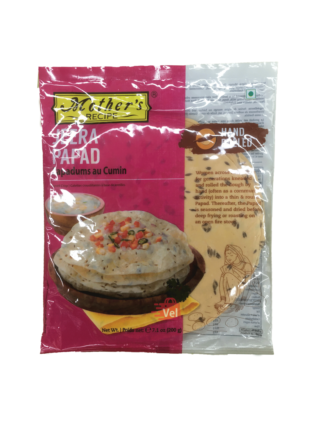 Mothers Jeera Papad 200g