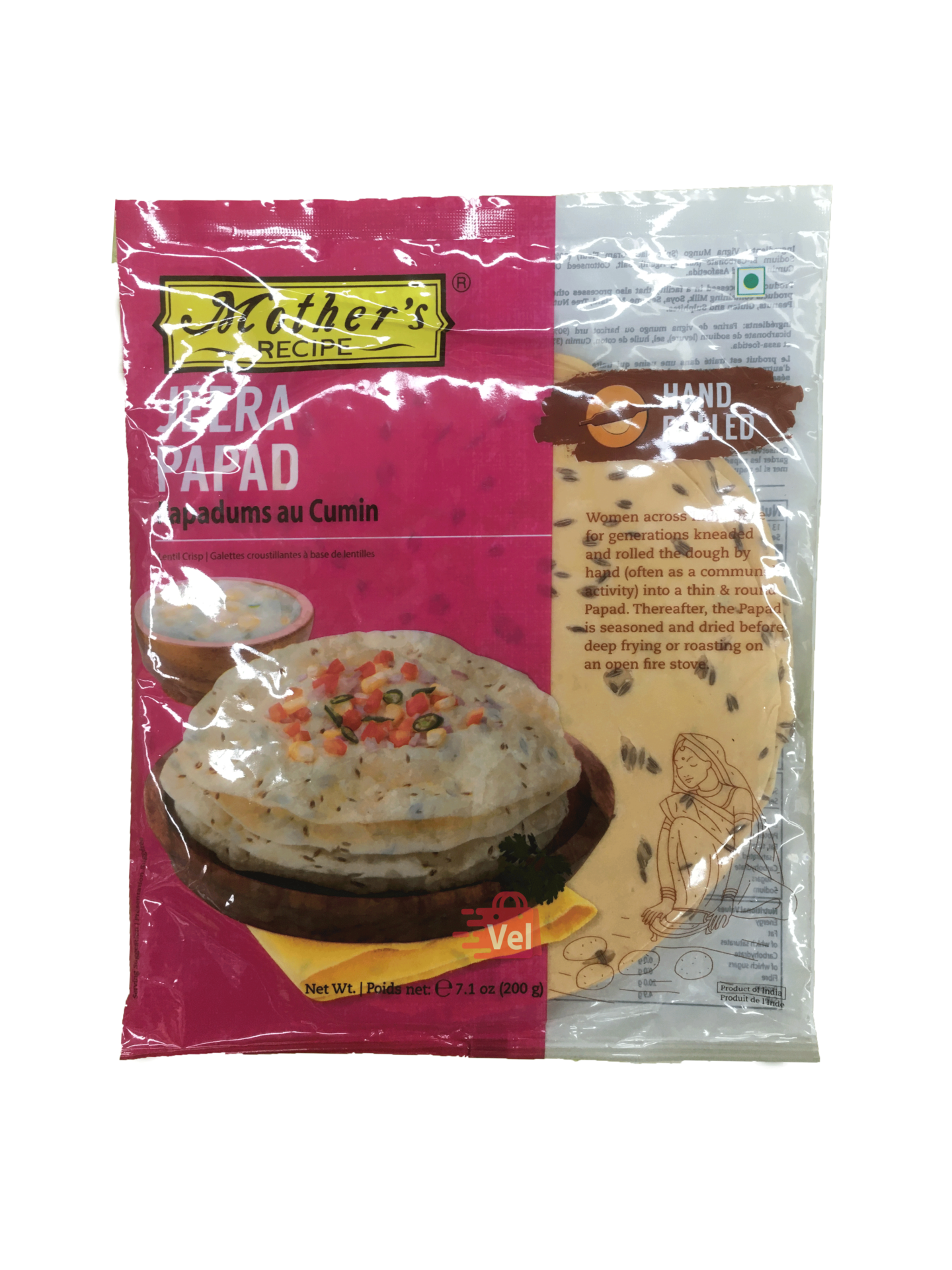Mothers Jeera Papad 200g