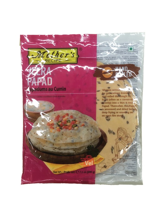 Mothers Jeera Papad 200g
