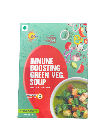 Ojas Immune Boosting Green Veg Soup Mix 100G