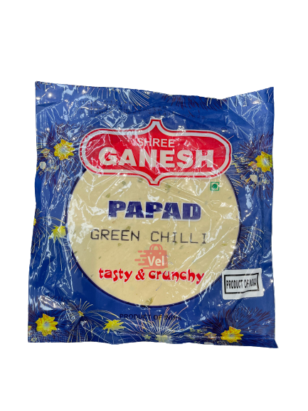 Shree Ganesh Green Chilli Papad 200G