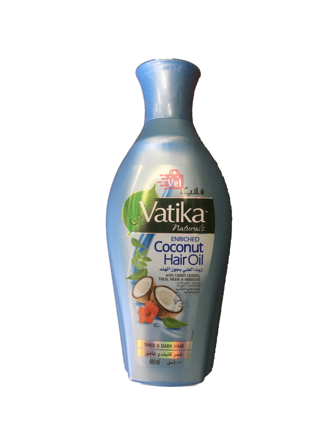 Vatika Enriched Coconut Oil With Curry Leaves 400ml