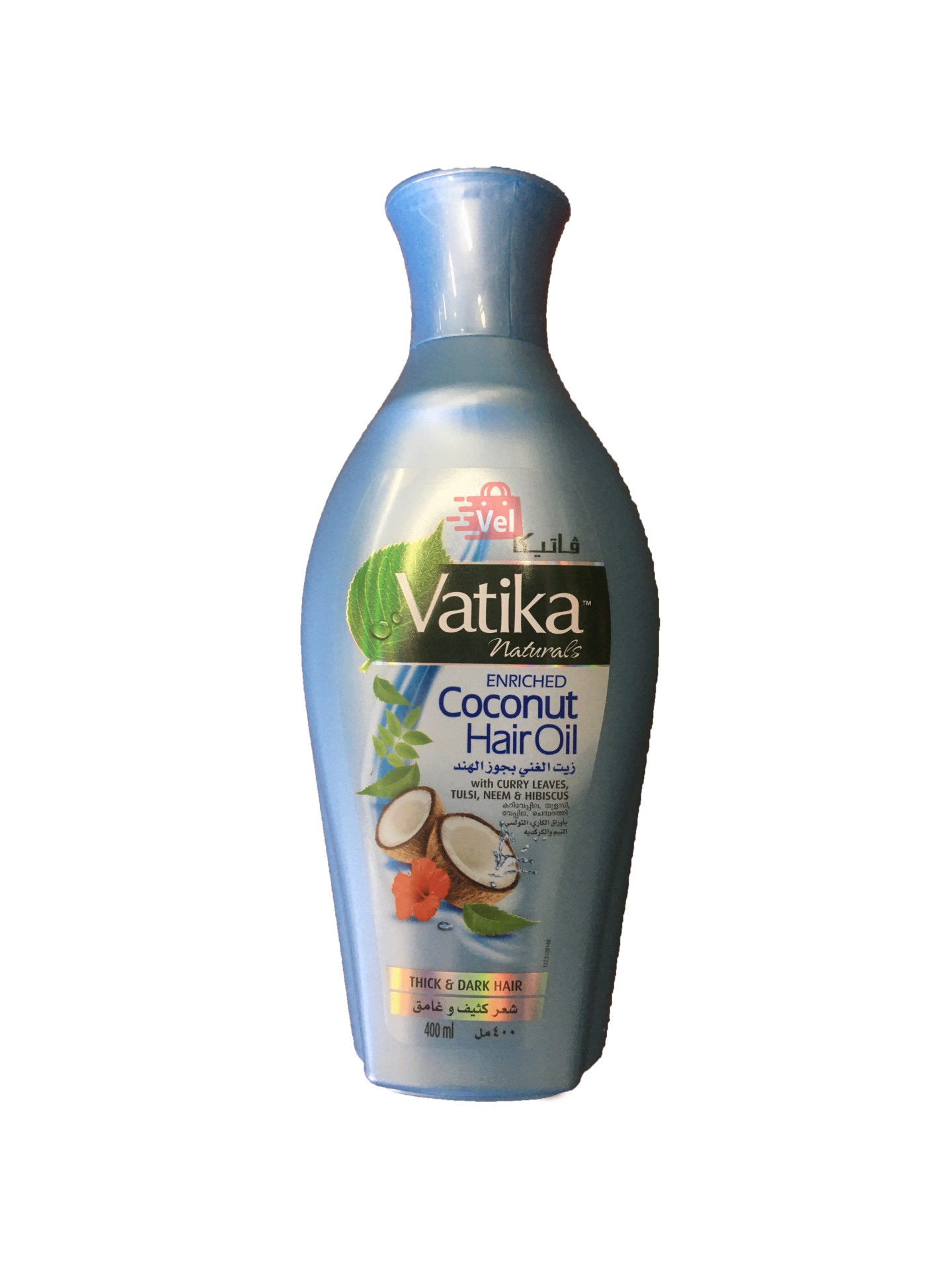 Vatika Enriched Coconut Oil With Curry Leaves 400ml